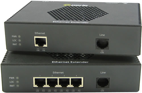 Pidentää Ethernet linkkejä koaksiaali tai kupari johdoissa